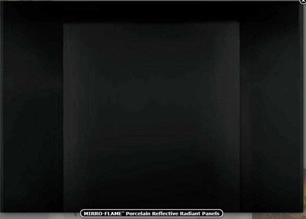 Napoleon Napoleon MIRRO-FLAME Porcelain Reflective Radiant Panels (Ascent X70) - PRPGX70 PRPGX70 Fireplace Finished - Gas