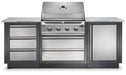 Napoleon Napoleon Oasis 100 Outdoor Kitchen, Built-In 500 Series, Stainless Steel - ODK100-BI32SS Barbecue Finished - Gas