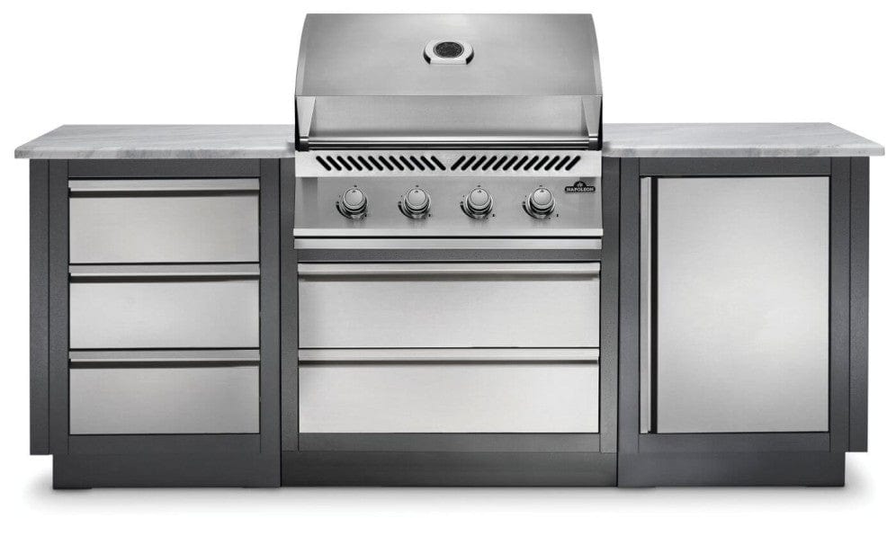 Napoleon Napoleon Oasis 100 Outdoor Kitchen, Built-In 500 Series, Stainless Steel - ODK100-BI32SS Barbecue Finished - Gas