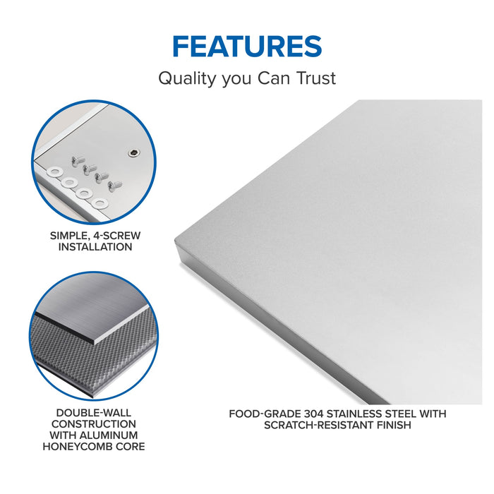 Napoleon Napoleon OASIS 42" x 24" Stainless Steel Countertop (38" Grill Head) - CT-4224-UGC38 CT-4224-UGC38 Barbecue Finished - Gas