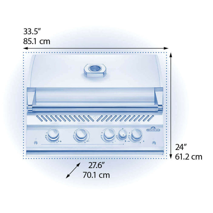Napoleon Napoleon PHANTOM Built-In 700 Series 32" Gas Grill - BIG32RBMK-1 Barbecue Finished - Gas