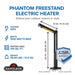 Napoleon Napoleon Phantom Freestand Electric Outdoor Heater NEOFV80IH Outdoor Finished