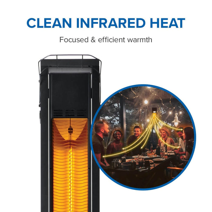 Napoleon Napoleon Phantom Freestand Electric Outdoor Heater NEOFV80IH Outdoor Finished