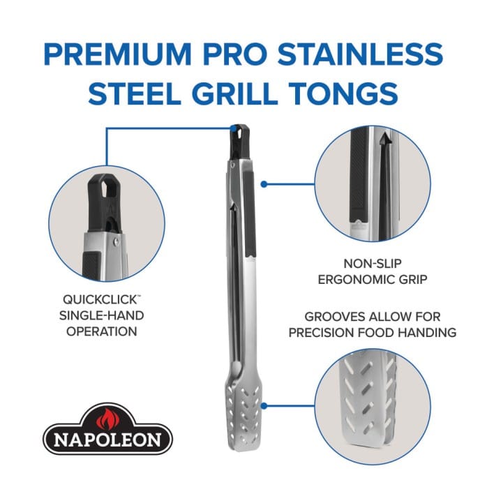 Napoleon Napoleon Premium Grill Tongs - GATL008 GATL008 Barbecue Accessories 629162156839