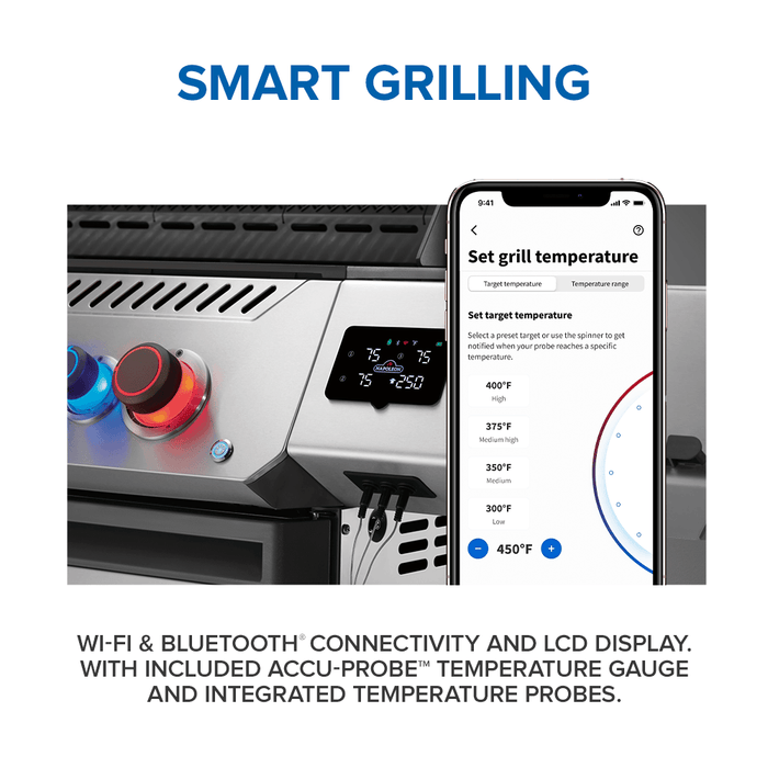 Napoleon Napoleon Prestige 500 Connected RSIB Gas Grill (Stainless Steel) - P500VXRSIB Barbecue Finished - Gas