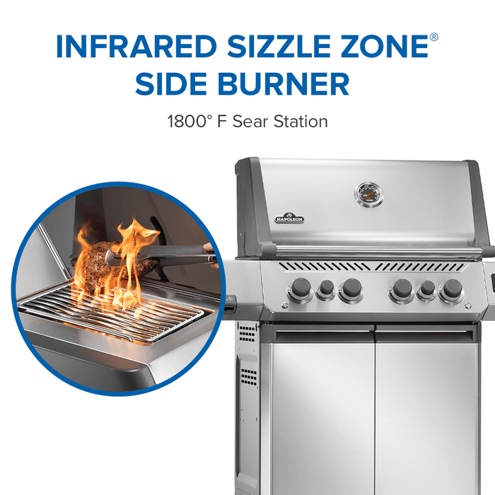 Napoleon Napoleon Prestige 500 Connected RSIB Gas Grill (Stainless Steel) - P500VXRSIB Barbecue Finished - Gas