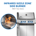 Napoleon Napoleon Prestige 500 RSIB Gas Grill (Stainless Steel) - P500VRSIB Barbecue Finished - Gas