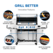 Napoleon Napoleon Prestige 665 Connected RSIB Gas Grill (Stainless Steel) - P665VXRSIB Barbecue Finished - Gas