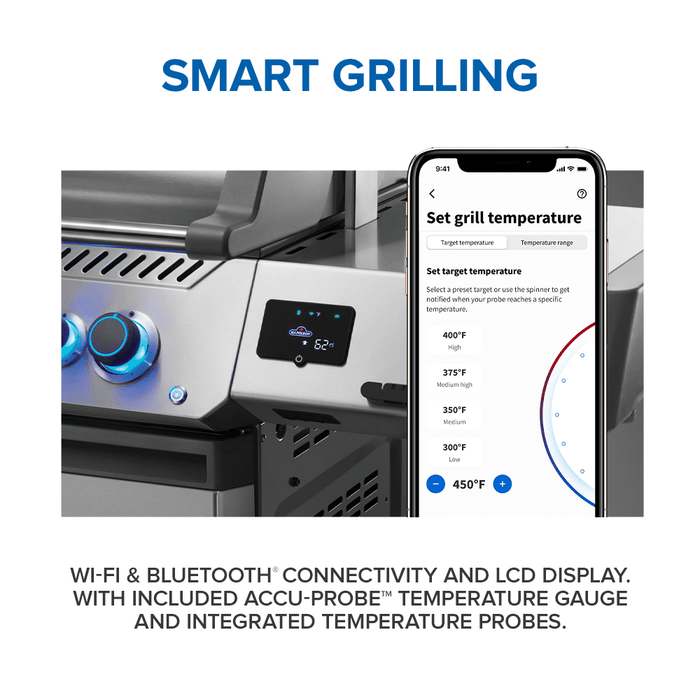 Napoleon Napoleon Prestige 665 Connected RSIB Gas Grill (Stainless Steel) - P665VXRSIB Barbecue Finished - Gas