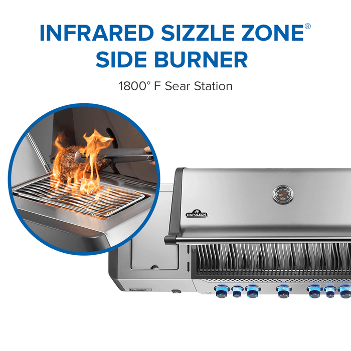 Napoleon Napoleon Prestige 665 Connected RSIB Gas Grill (Stainless Steel) - P665VXRSIB Barbecue Finished - Gas