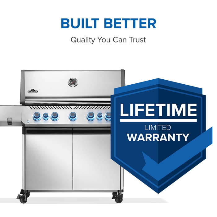 Napoleon Napoleon Prestige 665 RSIB Gas Grill (Stainless Steel) - P665VRSIB Barbecue Finished - Gas