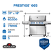 Napoleon Napoleon Prestige 665 RSIB Gas Grill (Stainless Steel) - P665VRSIB Barbecue Finished - Gas