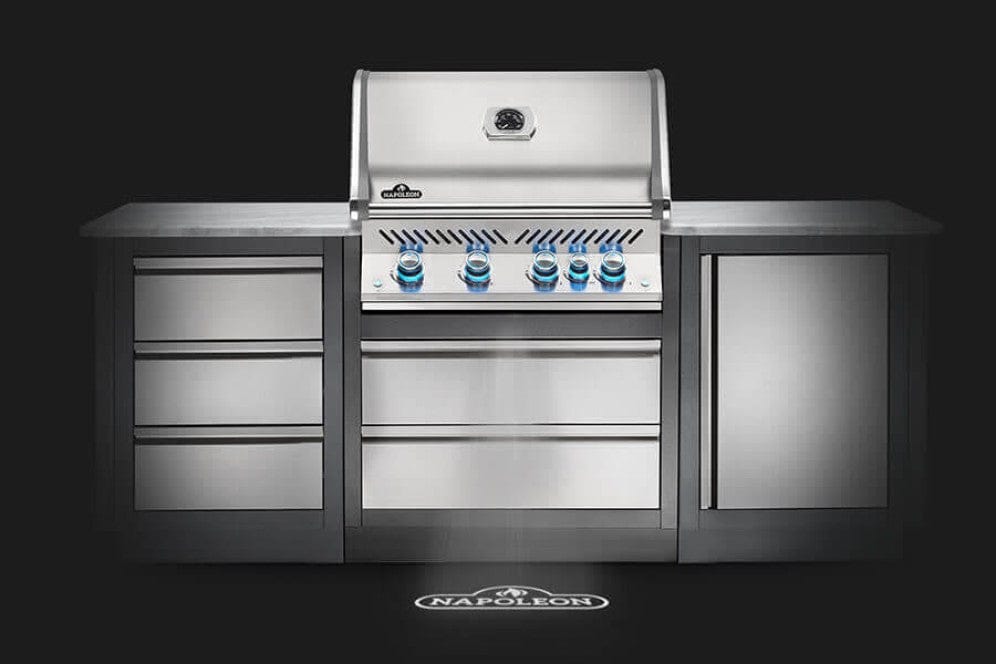 Napoleon Napoleon Prestige PRO 500 Built-in + Infrared Rear Burner - BIPRO500RB-3 Barbecue Finished - Gas