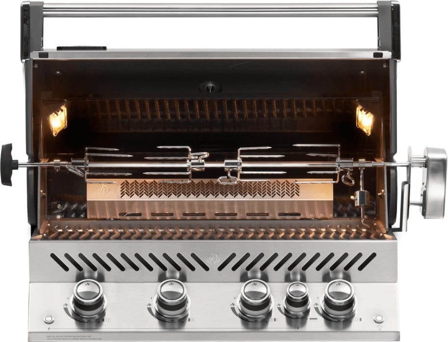 Napoleon Napoleon Prestige PRO 500 Built-in + Infrared Rear Burner - BIPRO500RB-3 Barbecue Finished - Gas