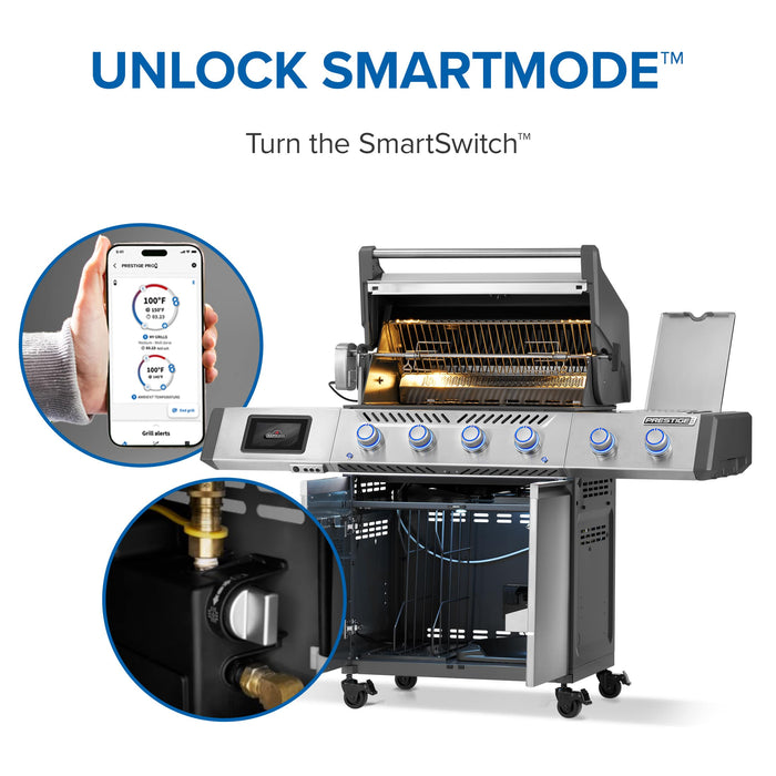 Napoleon Napoleon Prestige PRO 500 Natural Gas Grill with Smart Technology - PRO500VXRSIBSS Barbecue Finished - Gas