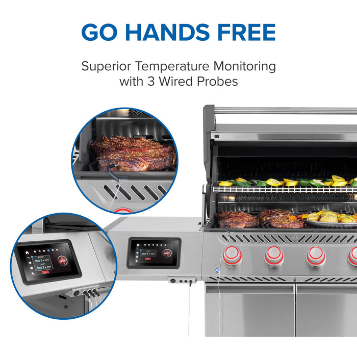 Napoleon Napoleon Prestige PRO 500 Natural Gas Grill with Smart Technology - PRO500VXRSIBSS Barbecue Finished - Gas