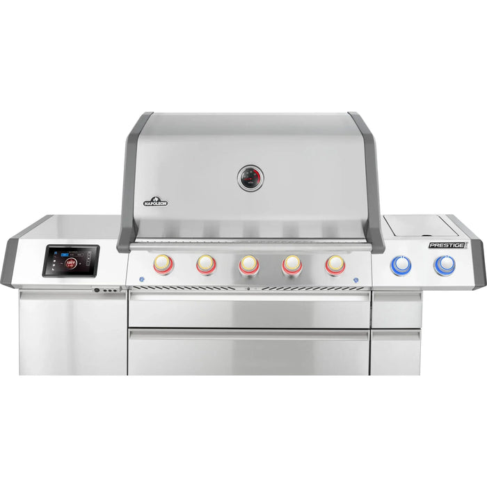 Napoleon Napoleon Prestige PRO 665 Elite Natural Gas Grill with Smart Technology & Electric Smoker Box - PRO665VXRSIBSS Barbecue Finished - Gas