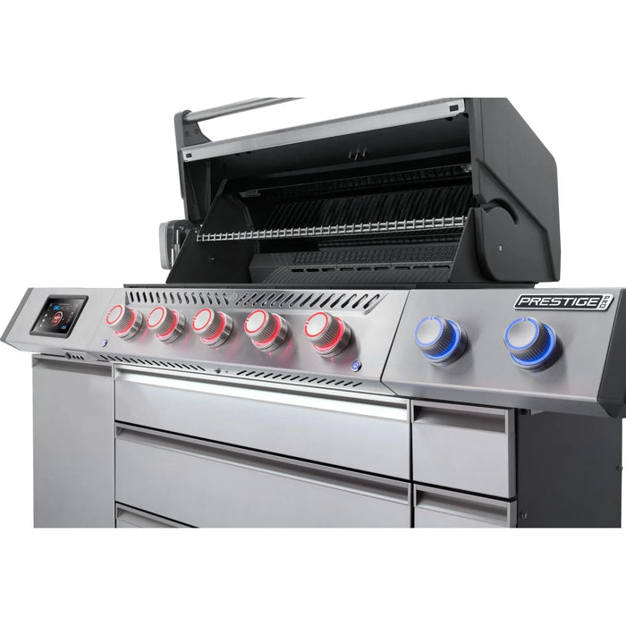 Napoleon Napoleon Prestige PRO 665 Elite Natural Gas Grill with Smart Technology & Electric Smoker Box - PRO665VXRSIBSS Barbecue Finished - Gas