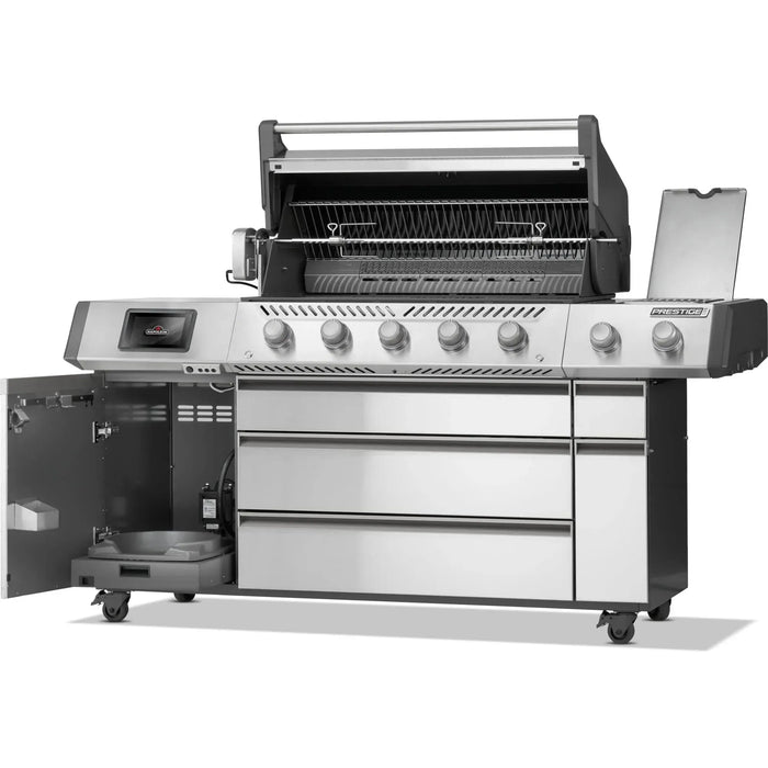 Napoleon Napoleon Prestige PRO 665 Elite Natural Gas Grill with Smart Technology & Electric Smoker Box - PRO665VXRSIBSS Barbecue Finished - Gas
