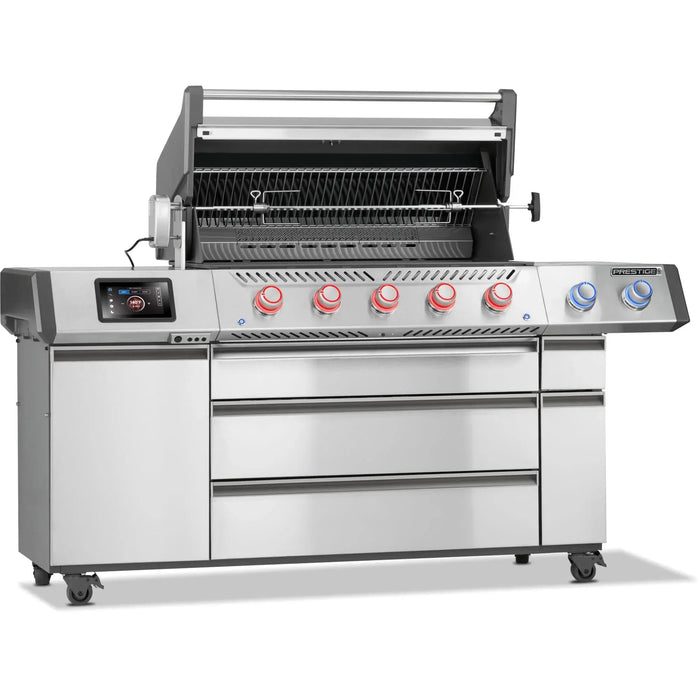 Napoleon Napoleon Prestige PRO 665 Elite Natural Gas Grill with Smart Technology & Electric Smoker Box - PRO665VXRSIBSS Barbecue Finished - Gas