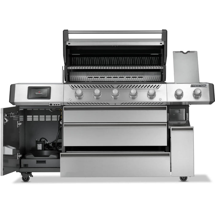 Napoleon Napoleon Prestige PRO 665 Elite Natural Gas Grill with Smart Technology & Electric Smoker Box - PRO665VXRSIBSS Barbecue Finished - Gas