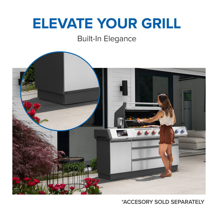 Napoleon Napoleon Prestige PRO 665 Elite Natural Gas Grill with Smart Technology & Electric Smoker Box - PRO665VXRSIBSS Barbecue Finished - Gas