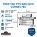 Napoleon Napoleon Prestige PRO 665 Elite Natural Gas Grill with Smart Technology & Electric Smoker Box - PRO665VXRSIBSS Barbecue Finished - Gas