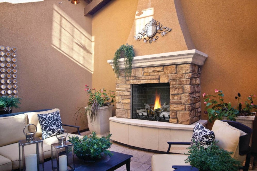 Napoleon Napoleon Riverside 36 Clean Face Outdoor Fireplace GSS36CFNE Fireplace Finished - Gas