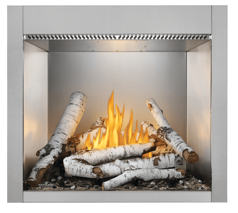 Napoleon Napoleon Riverside 36 Clean Face Outdoor Gas Fireplace RSS36NE Fireplace Finished - Gas