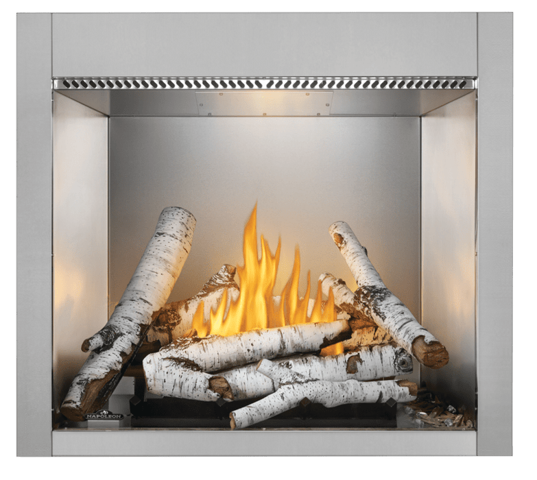 Napoleon Napoleon Riverside 36 Clean Face Outdoor Gas Fireplace RSS36NE Fireplace Finished - Gas
