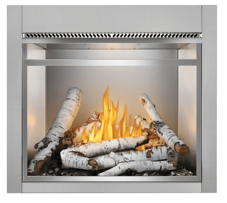 Napoleon Napoleon Riverside 36 Clean Face Outdoor Gas Fireplace RSS36NE Fireplace Finished - Gas