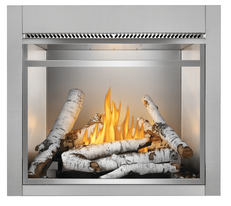 Napoleon Napoleon Riverside 36 Clean Face Outdoor Gas Fireplace RSS36NE Fireplace Finished - Gas