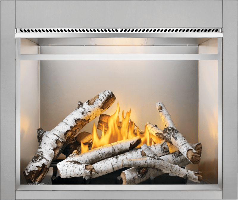 Napoleon Napoleon Riverside 42 Clean Face Outdoor Gas Fireplace RSS42NE Fireplace Finished - Gas