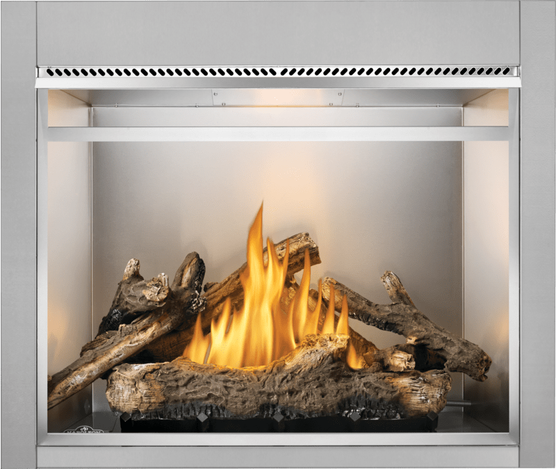 Napoleon Napoleon Riverside 42 Clean Face Outdoor Gas Fireplace RSS42NE Fireplace Finished - Gas