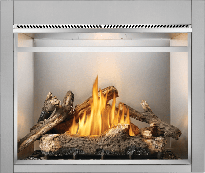 Napoleon Napoleon Riverside 42 Clean Face Outdoor Gas Fireplace RSS42NE Fireplace Finished - Gas