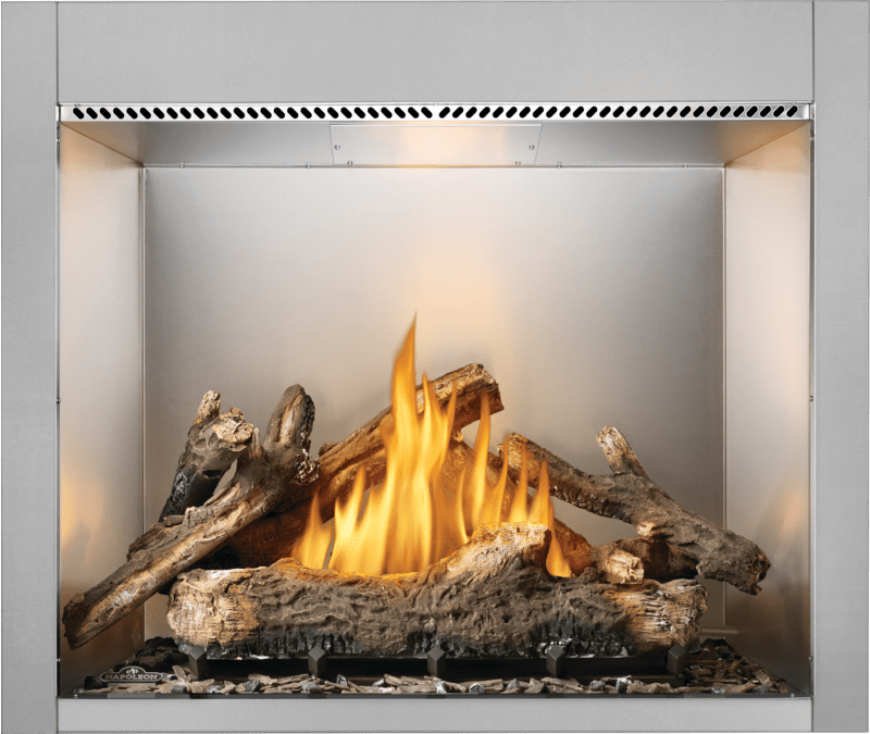 Napoleon Napoleon Riverside 42 Clean Face Outdoor Gas Fireplace RSS42NE Fireplace Finished - Gas
