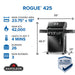 Napoleon Napoleon Rogue 425 SB Gas Grill - R425SBK-2-FB Barbecue Finished - Gas