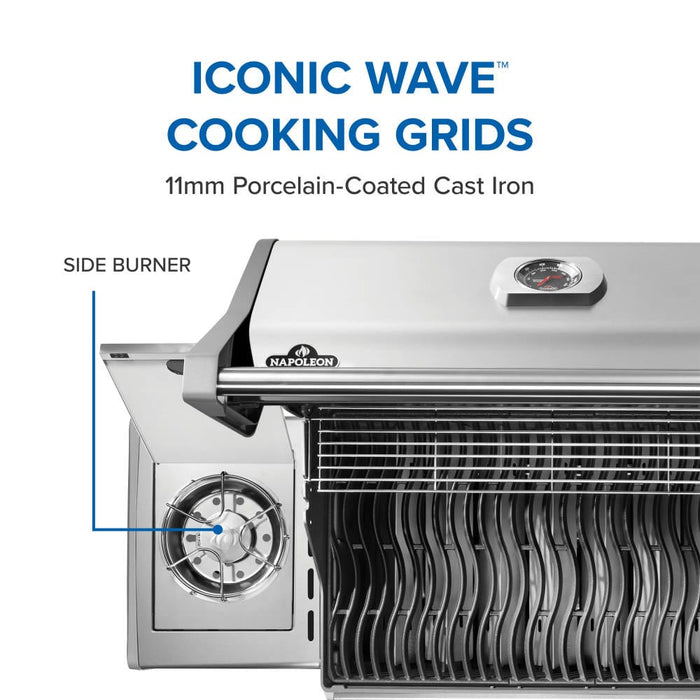 Napoleon Napoleon Rogue 525 SB Gas Grill  - R525SB-2-FB Barbecue Finished - Gas