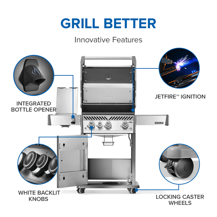 Napoleon Napoleon Rogue PRO 425 SIB Gas Grill (Stainless Steel) - RP425SIBSS-2 Barbecue Finished - Gas