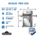 Napoleon Napoleon Rogue PRO 425 SIB Gas Grill (Stainless Steel) - RP425SIBSS-2 Barbecue Finished - Gas