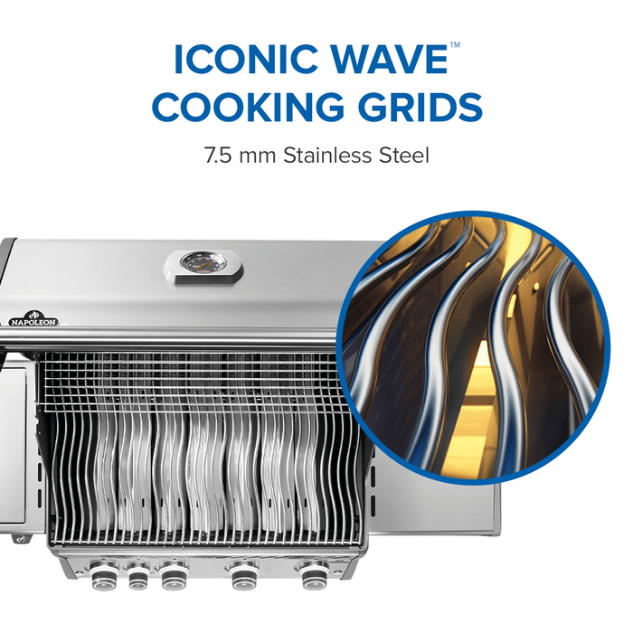 Napoleon Napoleon Rogue PRO 525 SIB Gas Grill (Stainless Steel) - RP525SIBSS-2 Barbecue Finished - Gas