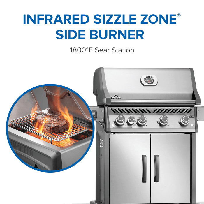 Napoleon Napoleon Rogue PRO 525 SIB Gas Grill (Stainless Steel) - RP525SIBSS-2 Barbecue Finished - Gas