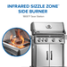 Napoleon Napoleon Rogue PRO 525 SIB Gas Grill (Stainless Steel) - RP525SIBSS-2 Barbecue Finished - Gas