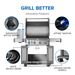 Napoleon Napoleon Rogue PRO 525 SIB Gas Grill (Stainless Steel) - RP525SIBSS-2 Barbecue Finished - Gas