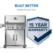 Napoleon Napoleon Rogue PRO 525 SIB Gas Grill (Stainless Steel) - RP525SIBSS-2 Barbecue Finished - Gas