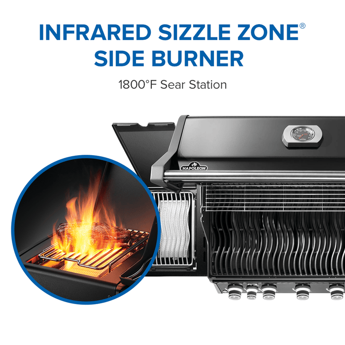 Napoleon Napoleon Rogue PRO 625 SIB Gas Grill (Black) - RP625SIBK-2 Barbecue Finished - Gas