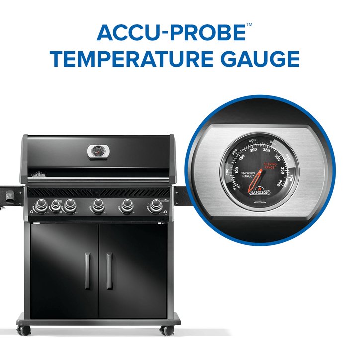 Napoleon Napoleon Rogue PRO 625 SIB Gas Grill (Black) - RP625SIBK-2 Barbecue Finished - Gas