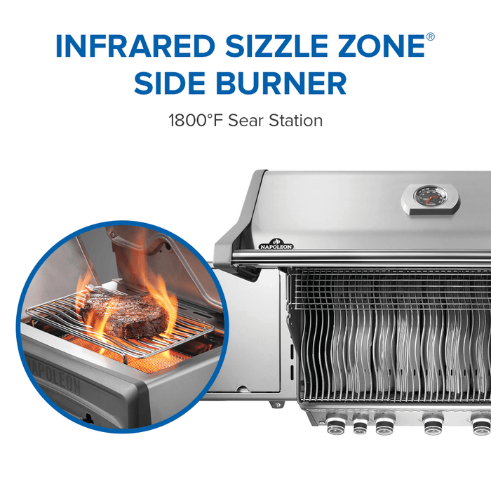 Napoleon Napoleon Rogue PRO 625 SIB Gas Grill (Stainless Steel) - RP625SIBSS-2 Barbecue Finished - Gas