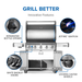 Napoleon Napoleon Rogue PRO 625 SIB Gas Grill (Stainless Steel) - RP625SIBSS-2 Barbecue Finished - Gas