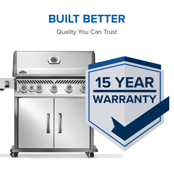 Napoleon Napoleon Rogue PRO 625 SIB Gas Grill (Stainless Steel) - RP625SIBSS-2 Barbecue Finished - Gas